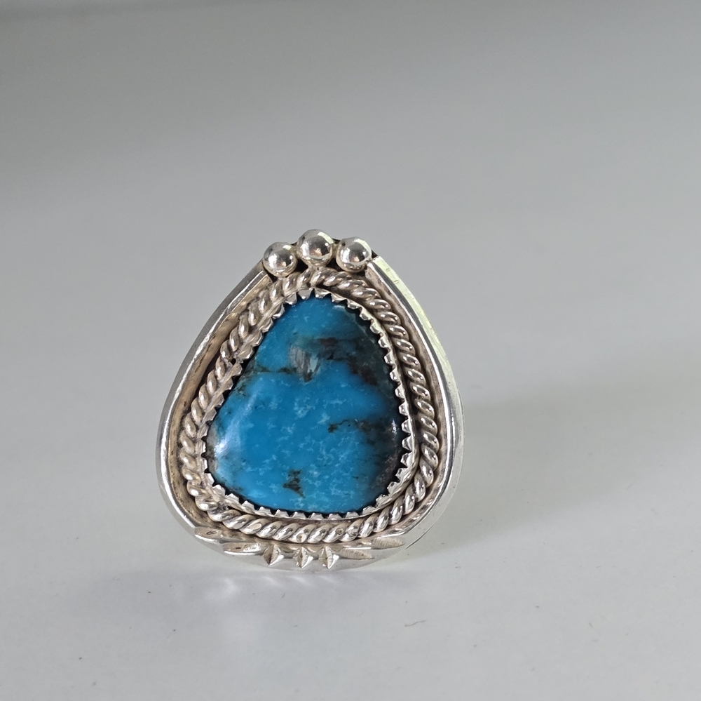 Genuine Turquoise Ring - Picture 4 of 5
